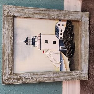 Lighthouse wall hanging